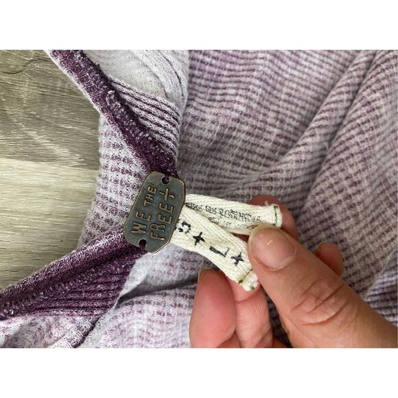 Free People We the Free Kitten Oversized Flowy Tank Top, Purple Sz Large, MP $98 - Picture 7 of 8
